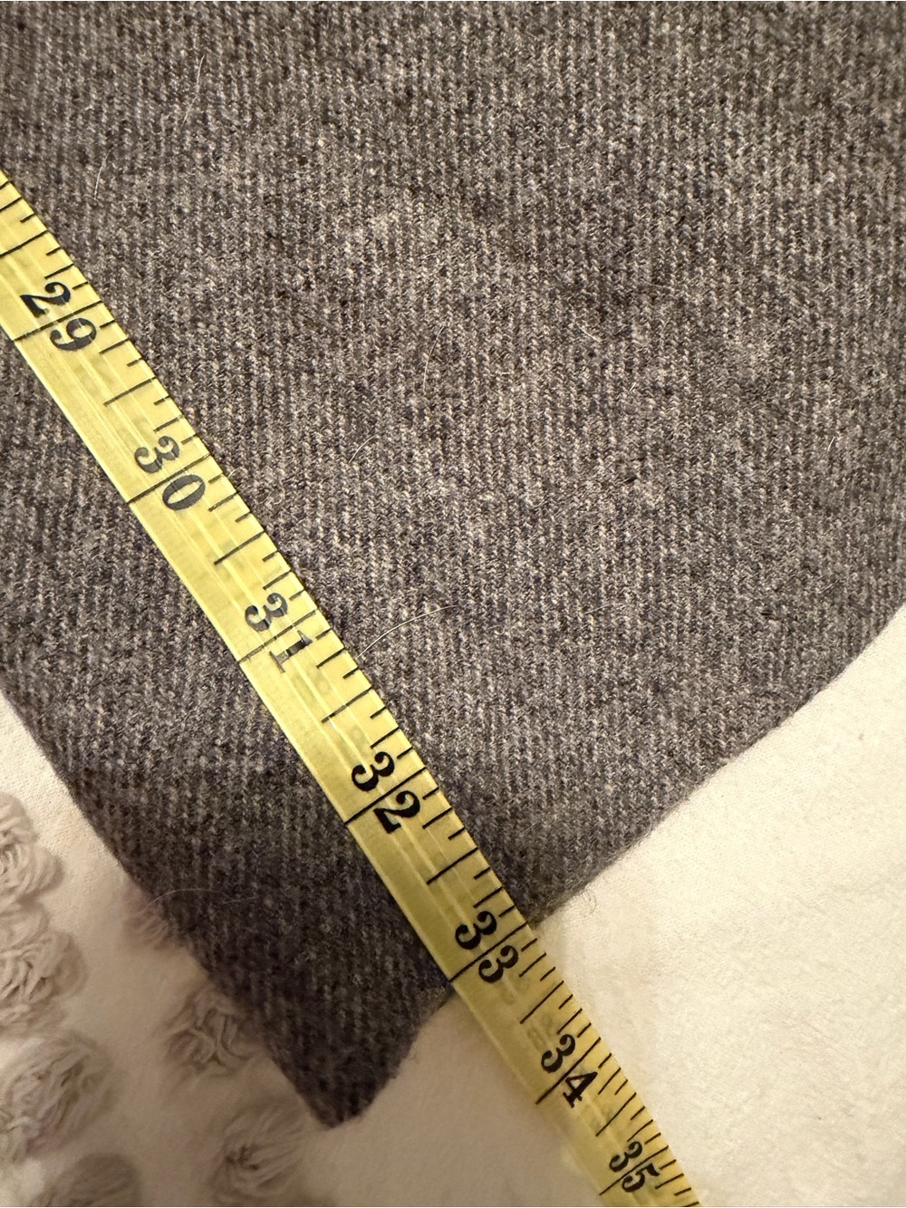 J.Crew Hutton Trouser Gray-Brown Wool Blend Wide Leg Pants Lined Size 8 - Picture 5 of 5